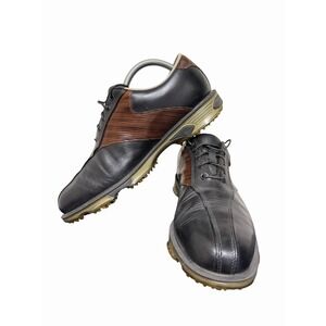 FootJoy DryJoys Tour Golf Sneakers Shoes Black Leather Mens sz US 8.5